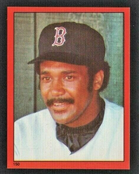 Boston Red Sox Jim Rice 1982 Topps Sticker # 150 nr mt