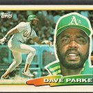 Oakland Athletics Dave Parker 1988 Topps Big Baseball Card # 242 nr mt
