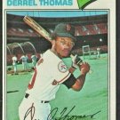 San Francisco Giants Derrel Thomas 1977 Topps Baseball Card #266 em/nm !