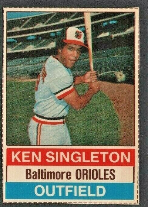 Baltimore Orioles Ken Singleton 1976 Hostess Baseball Card #76  !