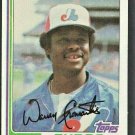 Montreal Expos Warren Cromartie 1982 Topps Baseball Card # 695 nr mt !
