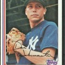 New York Yankees Dave Wehrmeister 1982 Topps Baseball Card # 694 nr mt  !