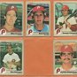 1983 1984 Philadelphia Phillies Team Lot Set 27 Pete Rose Gary Matthews Tug McGraw !