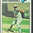 Atlanta Braves Mike Marshall 1977 Topps Baseball Card # 263 ex mt