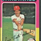 St Louis Cardinals Luis Melendez 1975 Topps Baseball Card # 353 vg/ex