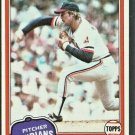 Cleveland Indians Len Barker 1981 Topps Baseball Card # 432 nr mt