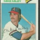 California Angels Mike Miley 1977 Topps Baseball Card # 257 vg/ex  !