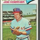 Texas Rangers Joe Hoerner 1977 Topps Baseball Card # 256 ex  !