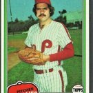 Philadelphia Phillies Warren Brusstar 1981 Topps Baseball Card 426 nr mt  !