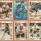 1991 Upper Deck Boston Bruins Team Lot 17 Ray Bourque Glen Murray RC Chris Nilan Glen Wesley