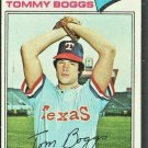 Texas Rangers Tommy Boggs 1977 Topps Baseball Card # 328 em/nm