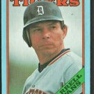 Detroit Tigers Darrell Evans 1988 Topps Box Bottom Baseball Card # E  !