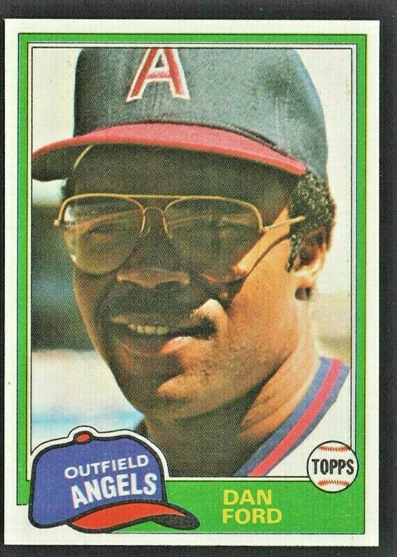 California Angels Dan Ford 1981 Topps Baseball Card # 422 nr mt  !