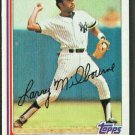 New York Yankees Larry Milbourne 1982 Topps Baseball Card 669 nr mt  !