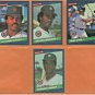 1985 1986 Donruss Detroit Tigers Team Lot 27 Lance Parrish Jack Morris Lou Whitaker Kirk Gibson !