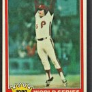 Philadelphia Phillies Tug McGraw 1980 World Series 1981 Topps Baseball Card #404  !