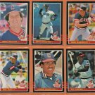 1985 1986 Donruss Cleveland Indians Team Lot 33 Andre Thornton Brett Butler Mike Hargrove !