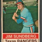 Texas Rangers Jim Sundberg 1976 Hostess Baseball Card # 68