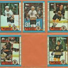 1989 Topps OPC Boston Bruins Team Set Lot 23 diff Ray Bourque Cam Neely Andy Moog !