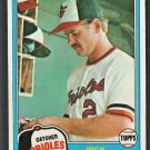 Baltimore Orioles Rick Dempsey 1981 Topps Baseball Card 615 nr mt