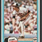 Baltimore Orioles Sammy Stewart 1981 Topps Baseball Card # 262 nr mt  !