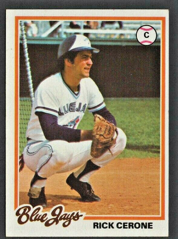 Toronto Blue Jays Rick Cerone 1978 Topps Baseball Card # 469  !