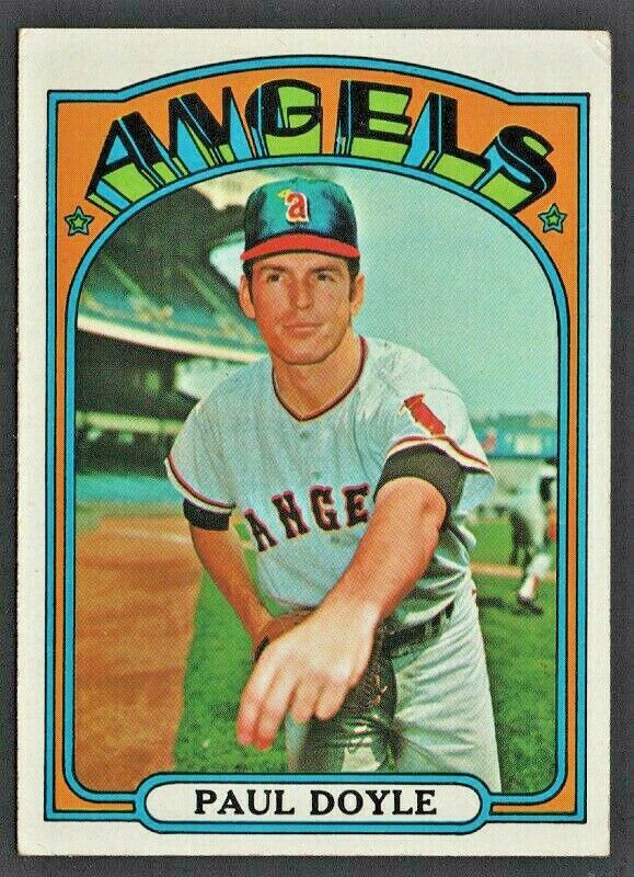 California Angels Paul Doyle 1972 Topps Baseball Card #629 vg