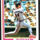 Cleveland Indians Joe Charboneau 1982 Topps Baseball Card # 630 nr mt