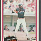 San Francisco Giants Larry Herndon 1981 Topps Baseball Card # 409 nr mt !