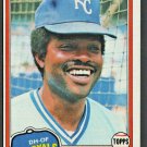 Kansas City Royals Hal McRae 1981 Topps Baseball Card # 295 nr mt  !