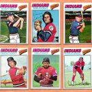 1977 Topps Cleveland Indians Team Lot 17 diff Dennis Eckersley Buddy Bell Boog Powell !