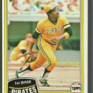 Pittsburgh Pirates Willie Stargell 1981 Topps #380 nr mt