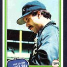 Chicago White Sox Dewey Robinson 1981 Topps Baseball Card #487 nr mt !