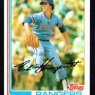 Texas Rangers Rick Honeycutt 1982 Topps Baseball Card #751 nr mt !