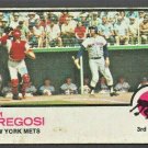New York Mets Jim Fregosi 1973 Topps Baseball Card #525 good