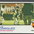 Milwaukee Brewers Ellie Rodriguez 1973 Topps Baseball Card # 45 ex
