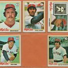 1978 Topps Boston Red Sox Team Set Lot 13 Fergie Jenkins Don Zimmer Bob Stanley RC