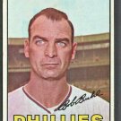 Philadelphia Phillies Bob Buhl 1967 Topps Baseball Card #68 ex mt