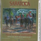 Saratoga Race Course 2012 Program with Monmouth Park