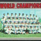 World Champions New York Mets Team Card 1970 Topps Baseball Card #1