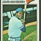 Kansas City Royals John Mayberry 1977 Topps Baseball Card #244 ex