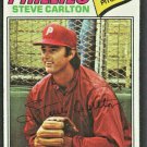 Philadelphia Phillies Steve Carlton 1977 Topps Baseball Card #110 ex mt