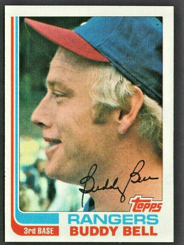 Texas Rangers Buddy Bell 1982 Topps Baseball Card 50 nr mt