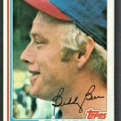 Texas Rangers Buddy Bell 1982 Topps Baseball Card 50 nr mt