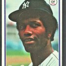 New York Yankees Paul Blair 1978 Topps Baseball Card #114