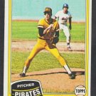 Pittsburgh Pirates Kent Tekulve 1981 Topps Baseball Card 695