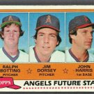 California Angels Future Stars 1981 Topps Baseball Card # 214