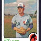Montreal Expos Tom Walker 1973 Topps Baseball Card #41 good