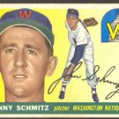 Washington Nationals Johnny Schmitz 1955 Topps #159  !