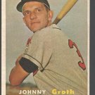 Kansas City Athletics Johnny Groth 1957 Topps #360  !